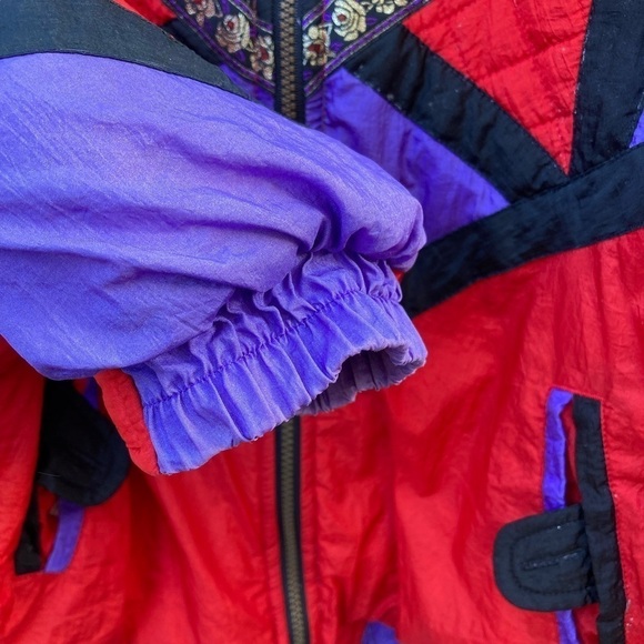 Women's Vintage Weather Tamer Jacket Multicolor Western NO SIZE Nylon Full Zip - Picture 9 of 14